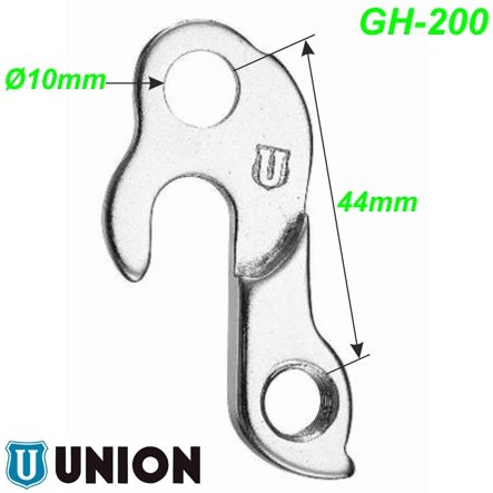 Ausfallende Schaltauge GH-200 Union Marwi Bianchi Focus Stevens