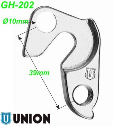 Ausfallende Schaltauge GH-202 Union Marwi BH Bottechia Saracen