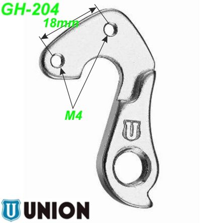 Ausfallende Schaltauge GH-204 Union Marwi Dolan Focus FocusIzalco