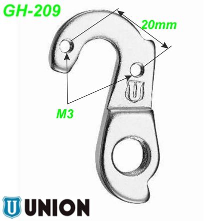 Ausfallende Schaltauge GH-209 Union Marwi Carrera Eddy Merckx Wilier