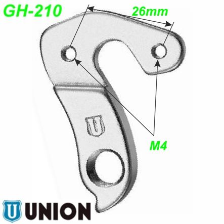 Ausfallende Schaltauge GH-210 Union Marwi Bulls