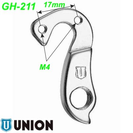 Ausfallende Schaltauge GH-211 Union Marwi BH Bulls