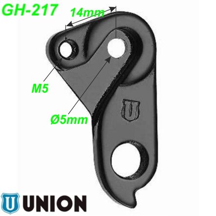 Ausfallende Schaltauge GH-217 Union Marwi Scott