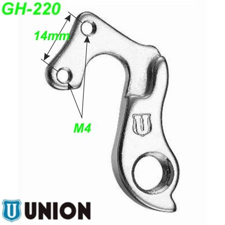 Ausfallende Schaltauge GH-220 Union Marwi Focus Raleigh Wilier