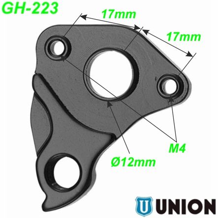 Ausfallende Schaltauge GH-223 Union Marwi Lapierre