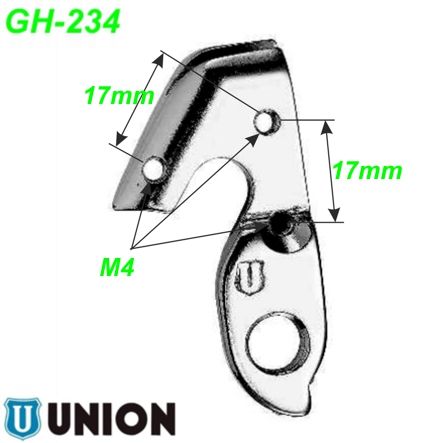Ausfallende Schaltauge GH-234 Union Marwi Wilier