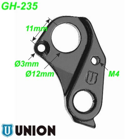 Ausfallende Schaltauge GH-235 Union Marwi Giant