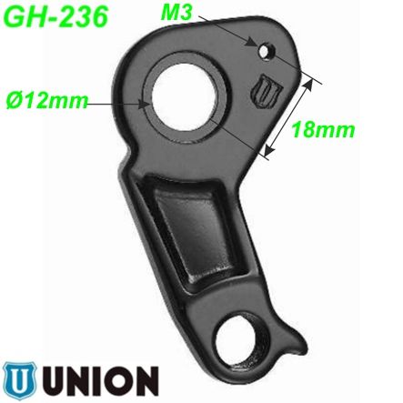 Ausfallende Schaltauge GH-236 Union Marwi Ghost