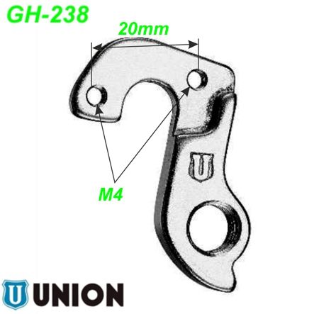 Ausfallende Schaltauge GH-238 Union Marwi Haibike