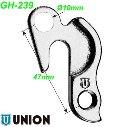 Ausfallende Schaltauge GH-239 Union Marwi Wilier