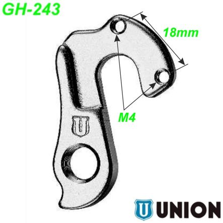 Ausfallende Schaltauge GH-243 Union Marwi BH Cube