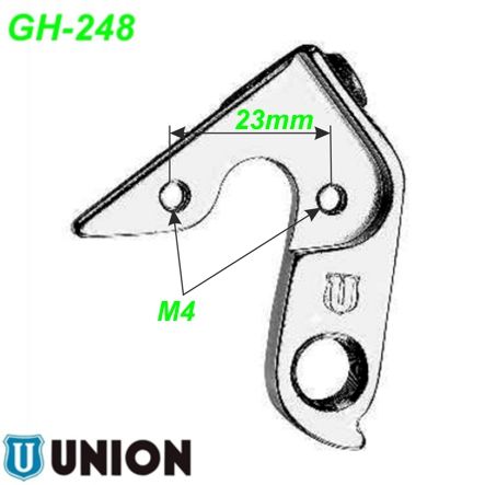 Ausfallende Schaltauge GH-248 Union Marwi KTM