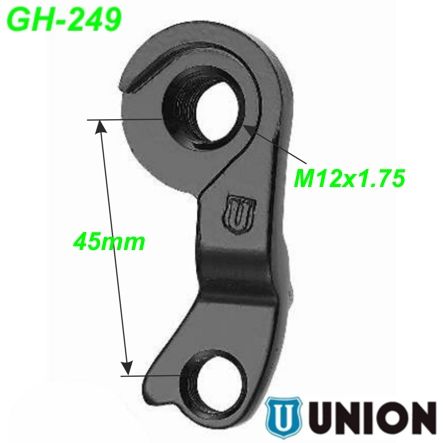 Ausfallende Schaltauge GH-249 Union Marwi Bulls