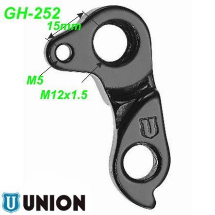 Ausfallende Schaltauge GH-252 Union Marwi Bulls
