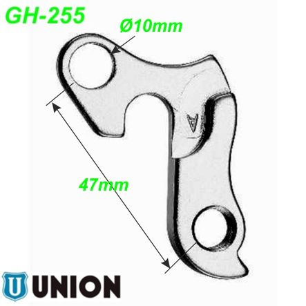 Ausfallende Schaltauge GH-255 Union Marwi Bulls
