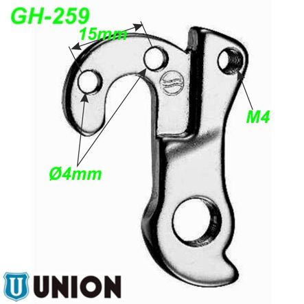 Ausfallende Schaltauge GH-259 Union Marwi Giant