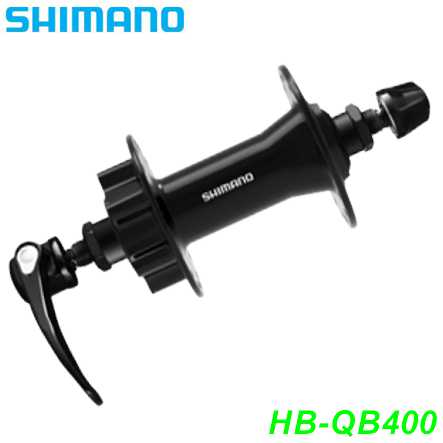 Shimano Nabe vorne HB-QB400 CUES Disc 100mm 32-Loch schwarz 6-Loch Box