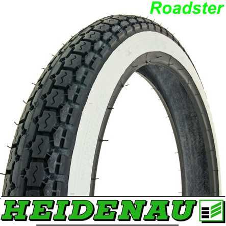 Heidenau Mofa Pneu Mofa 26x2.00 22x2.00 Weisswand Reinf Roadster Anlas