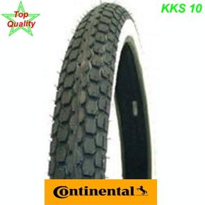 Continental Mofa Pneu WW KKS 10 19x2.00 (23x2.00) Weisswand