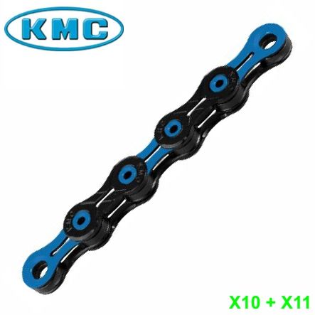 KMC Kette blau X10-SL DLC 10-G. 116 Gl 1/2 x 11/128 5.88 mm 244 gr