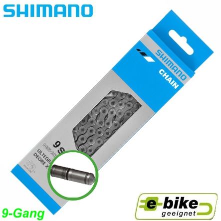 Shimano Kette E-Bike 9-G. CN-E6070 138 Glieder Steps Box
