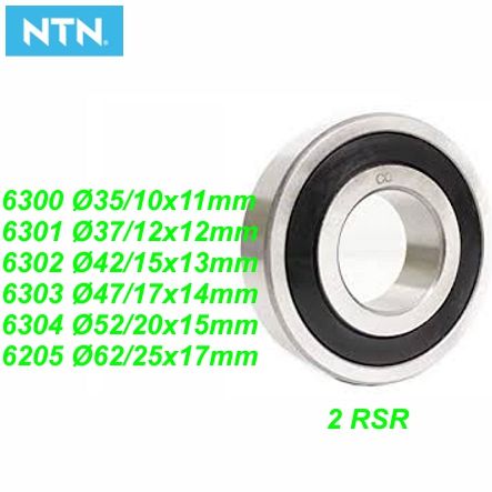 Mofa Kugellager Rillenkugellager 6300 2 RSR Ø 35/10x11 mm