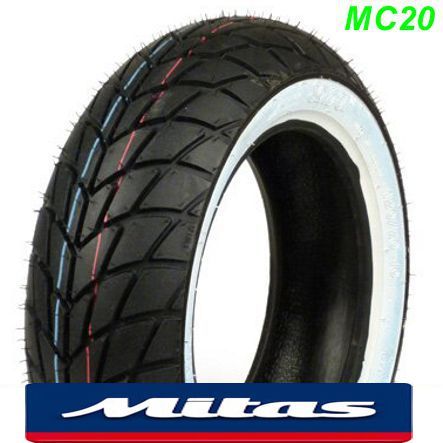 Roller Pneu Mitas MC20 110/70 - 11 45L Monsum Weisswand