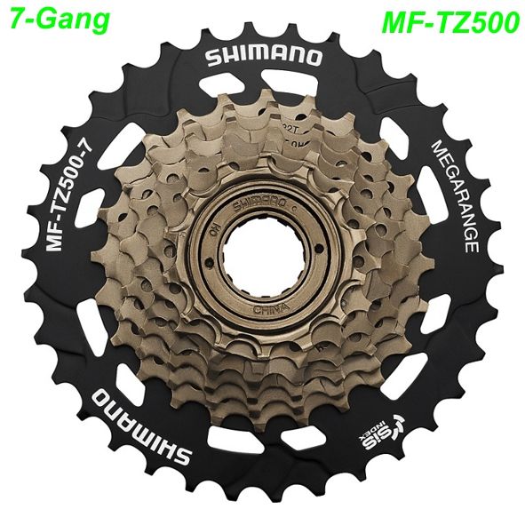 Shimano Freilauf Kassette 7-G. 14-34Zähne Mega-Range AMFTZ317434