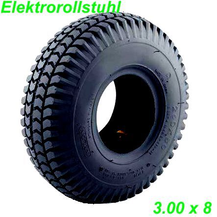 Elektrorollstuhl Pneu 3.00x8 schwarz C-248