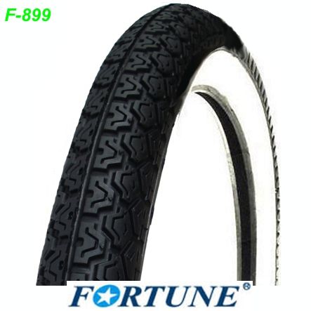 Fortune Mofa Pneu WW F-899 19x2.00 23x2.00 4PR Weisswand