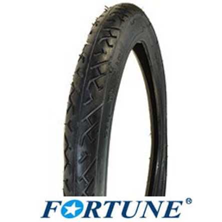 Fortune Mofa Pneu 17x2.25 17x2 1/4 4PR Slick schwarz