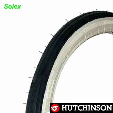Hutchinson Mofa Pneu F-750 16x1.75 / 2.00 16x1 3/4 / 2.0 Solex Weisswand 2PR