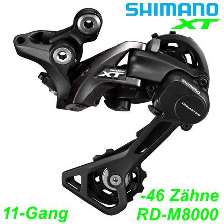 Shimano Wechsel 11-G. RD-M8000 GS Deore XT Shadow Top-Normal Direktmont. Box