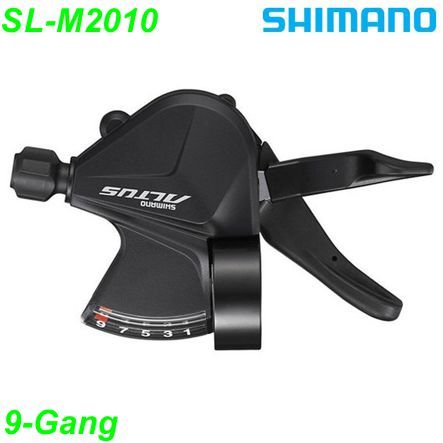 Shimano Schalthebel SL-M2010 rechts 9-Gang Altus mit Kabel schwarz Box