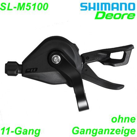 Shimano Schalthebel SL-M5100 Bride links 11-Gang o/Ganganzeige Deore Rapidfire