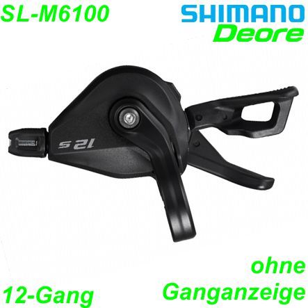 Shimano Schalthebel SL-M6100 Bride rechts 12-G. Deore o/Ganganzeige Rapidfire