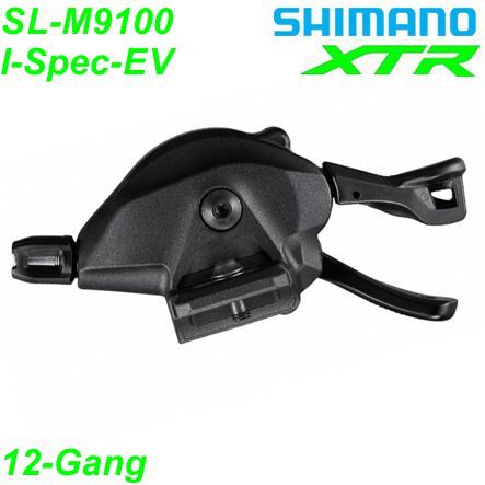 Shimano Schalthebel SL-M9100 I-Spec-EV XTR rechts 12-Gang Rapidfire Bremshebel-Montage