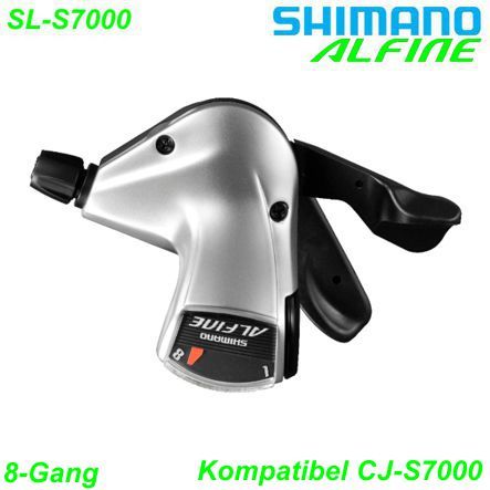Schalthebel SL-S7000 Alfine CJ-S7000 rechts 8-Gang silber RF