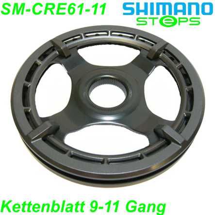 Shimano Steps Kettenblatt SM-CRE61-D 38 Zähne dopp Kettenschutz schwarz