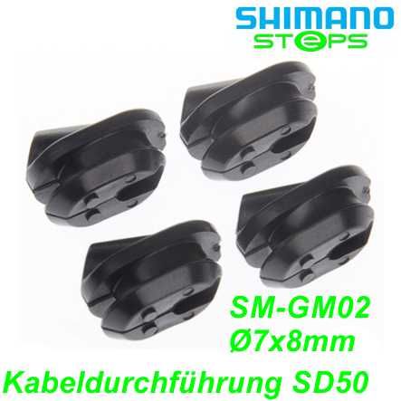Shimano Steps Kabeldurchführung SM-GM02 4 Stk.