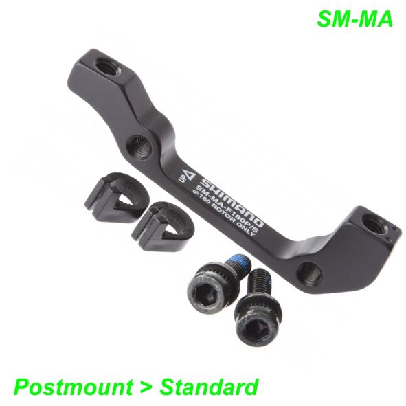 Shimano Adapter Postmount/Standard Ø 180mm vorne m/Schrauben