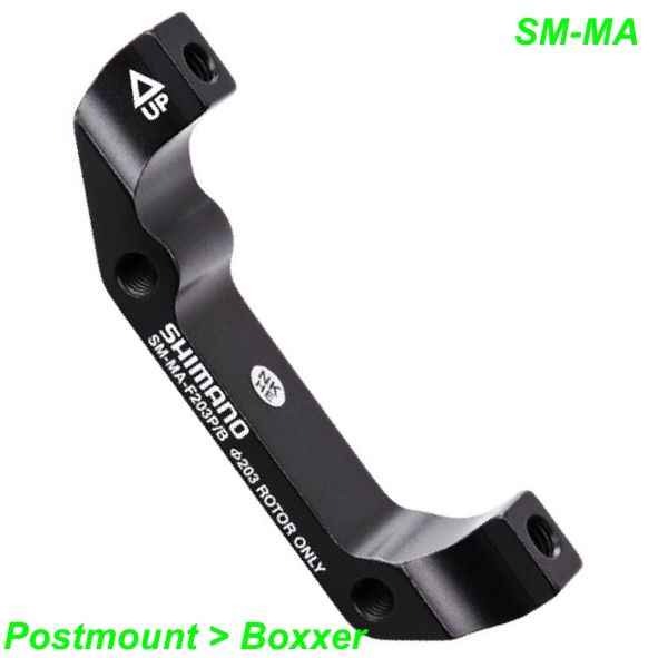 Shimano Adapter Postmount/Boxxer Ø 203 mm vorne m/Schrauben