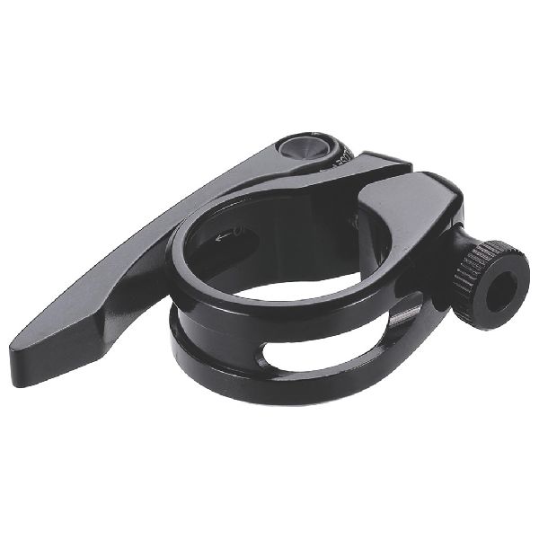 Sattelschnellspanner alu schwarz Ø 28.6 mm mit Bride