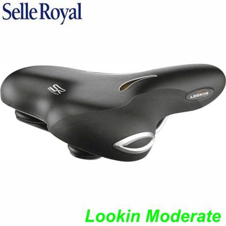 Selle Royal Sattel 60° Lookin Gel Moderate Trekking Damen schwarz cool-Xsenium