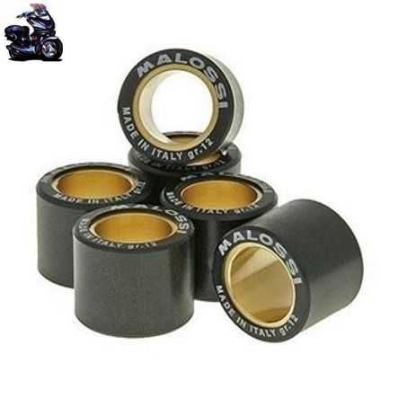 Vario Rollen Ø 15x12 mm 3.2g 6er-Set Malossi