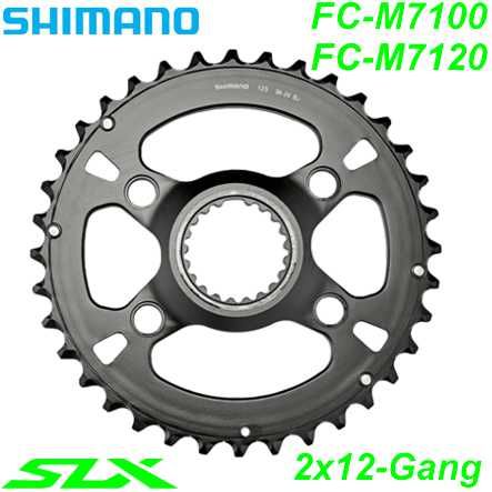 Shimano Kettenblatt 2x12-G. FC-M7100 FC-M7120 36 Z. BH XT schwarz Y0JB98010