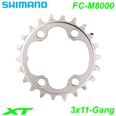Shimano Kettenblatt 3x11-G. FC-M8000 22 Z. BA Ø64 XT silber Y1RL22000