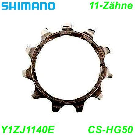 Shimano Kassettenritzel 8-G. CS-HG50 11  Zähne m/Distanzring Y1ZJ1140E