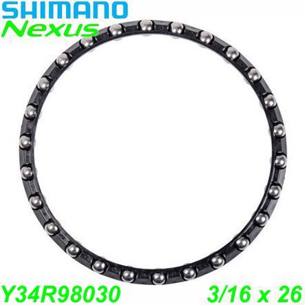 Shimano Kugelring SG-8R20 3/16x26 zu Getriebenabe