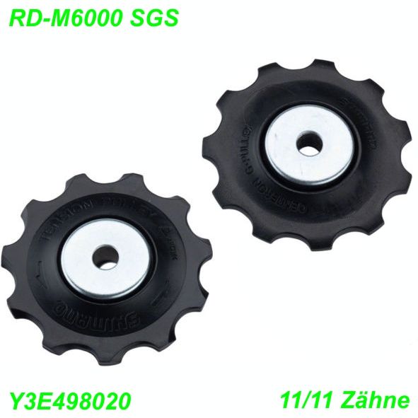 Shimano Führungs- und Spannrolle Set RD-M6000 SGS 11 Zähne Y3E498020